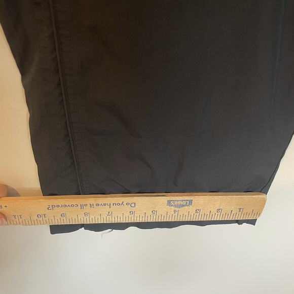 Vintage Nike 90s Track Pants Men’s XL Black Polyester Logo Straight Lined Pocket - Picture 6 of 12